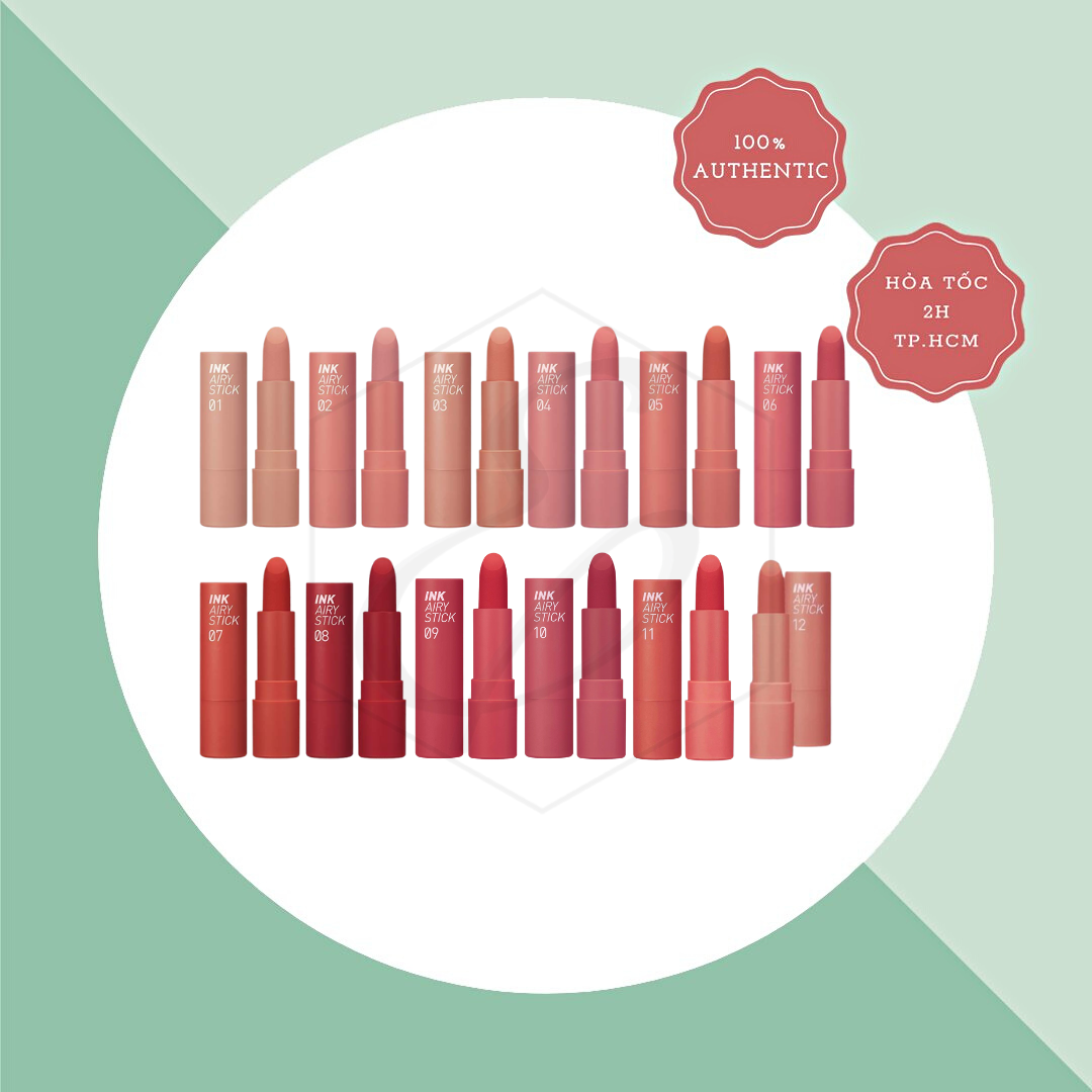 Son Thỏi Lì Peripera Ink The Airy Velvet Stick